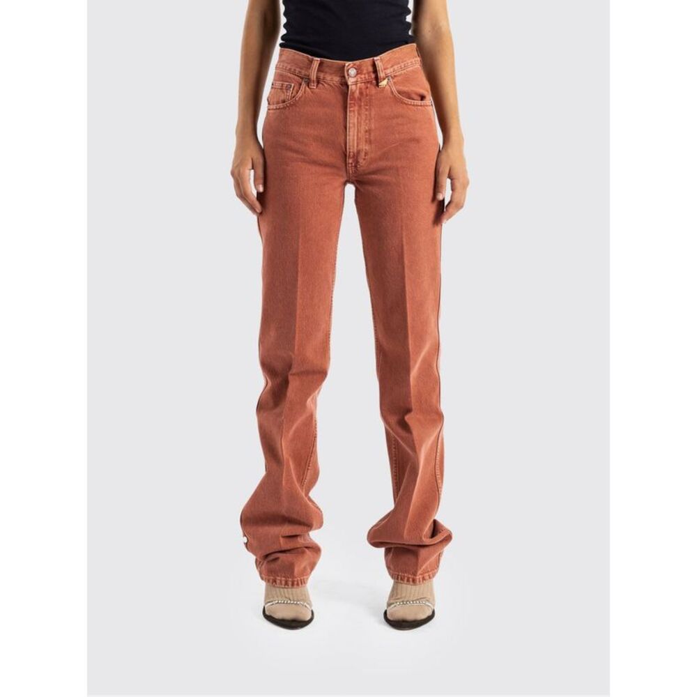 Chloe Women Chloe High-Waisted Straight Leg Jeans In Organic Cotton Denim